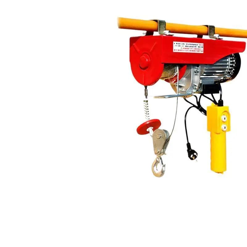 Miniature electric 220V small household crane hoist 1 ton decoration hoisting crane