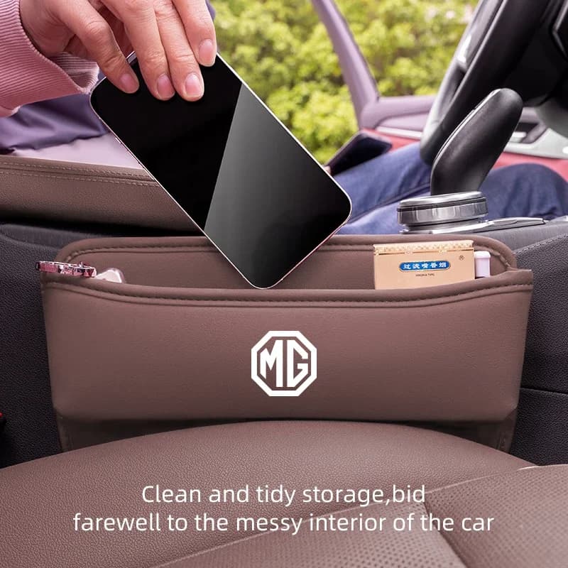 MG ZS HS MG3 MG5 MG6 MG7 GT GS Seat Gap Organizer PU Leather Crevice Storage Pocket Bag