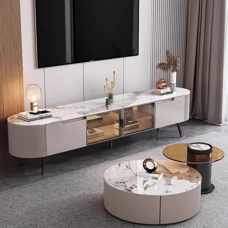 Luxury Minimalist Tv Cabinet Classic Storage Designer Vintage Tv Cabinet Modern Nordic Unique Muebles Para Sala Furniture