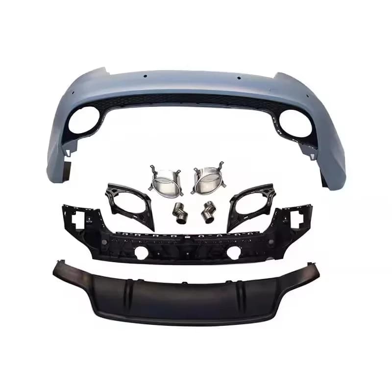 High Quality Sport Rear Bumper Body Kit With Exhaust Fit For 2009-2016 A5 S5 B8 B8.5 2/4 Doors Bolt-On Upgrade Parts