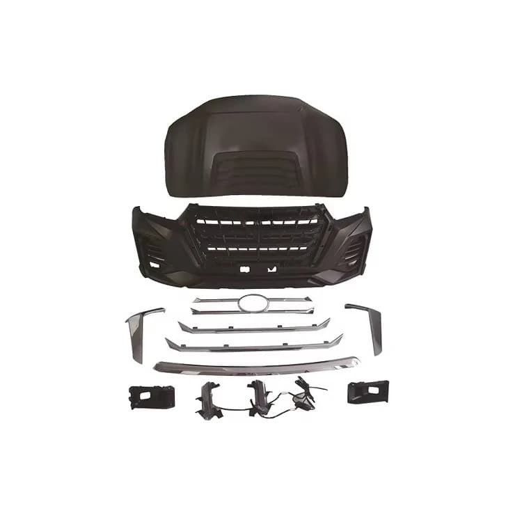 Auto Parts Front Bumper Hood Grille Body Kit for Toyota Hilux Revo 2021 X-Men Style Body Kits