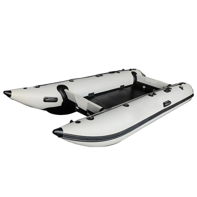 380 high-speed boat inflatable boat catamaran rubber boat thickened assault  kayak fishing luya