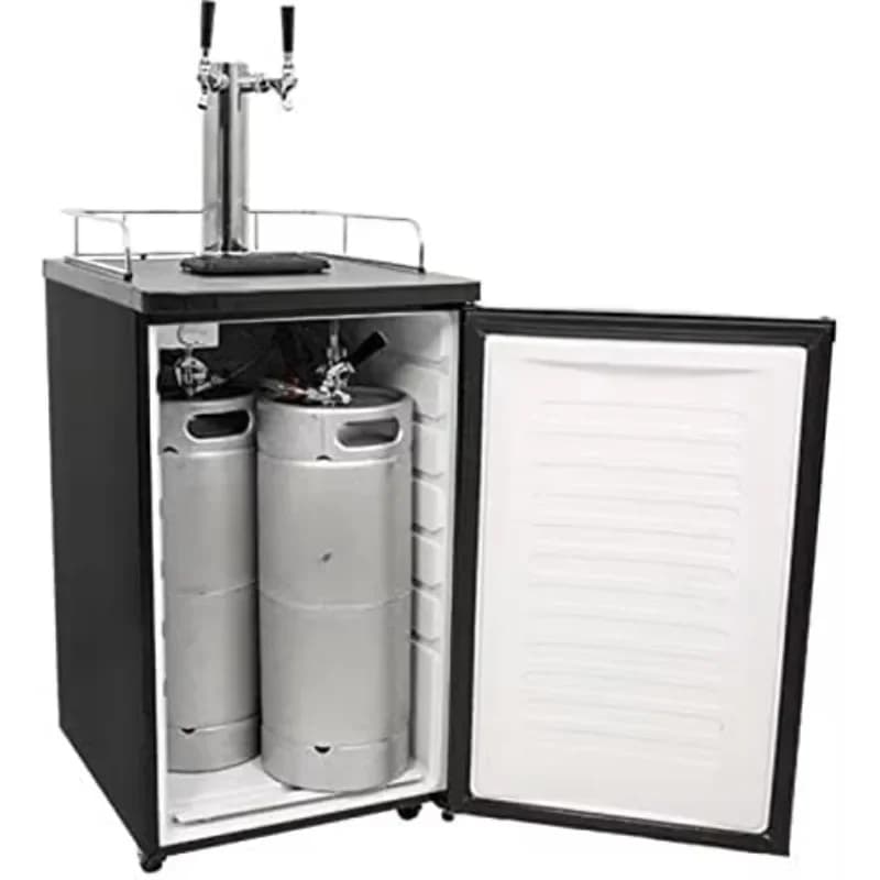Digital Display Double Taps China Beer Dispenser Kegerator Beer Cooler Keg