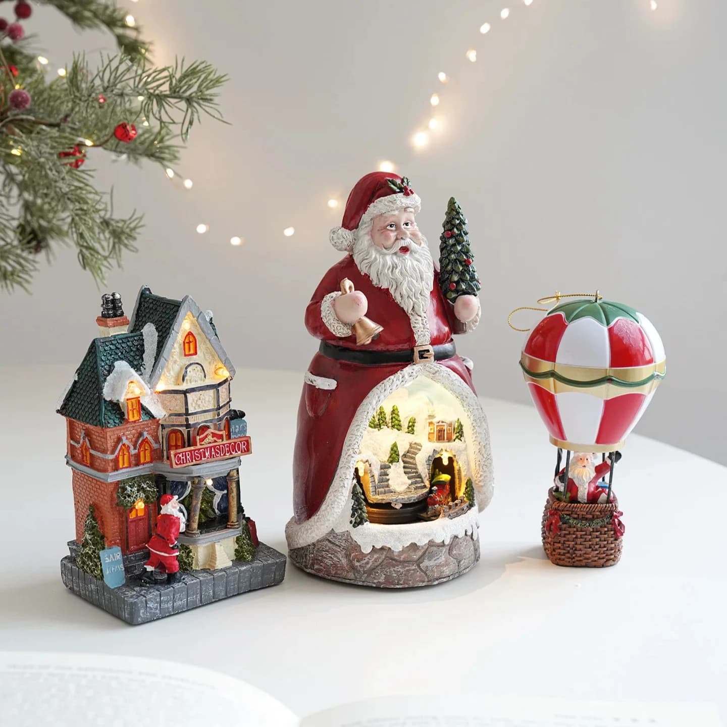 Christmas Micro Landscape Home Living Room Bedroom Desktop Decoration Crafts Ornaments Christmas Unique Gifts