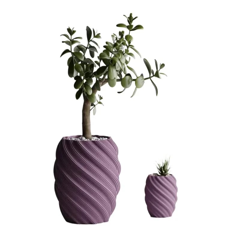 3D printing flower pot creative ceramic vase ornament high-end living room desktop decoration flower ware light luxury entrance