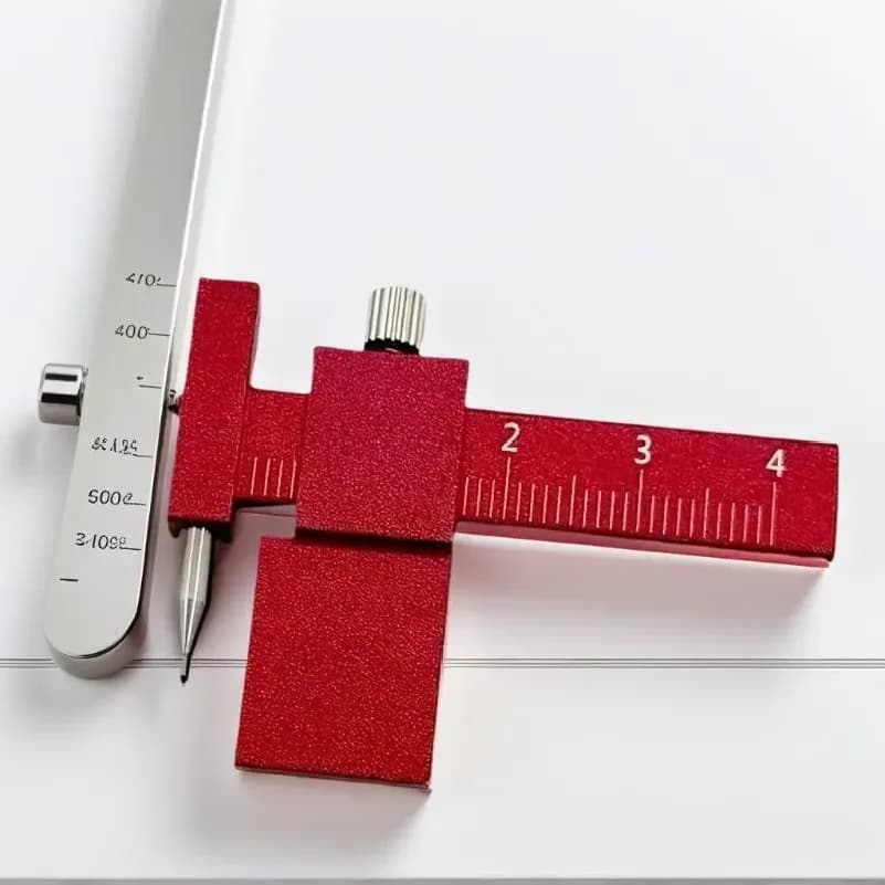 Model Equidistant Scribing Ruler Parallel Scribers Create Contour Positioning Scale Auxiliary Ruler Tools