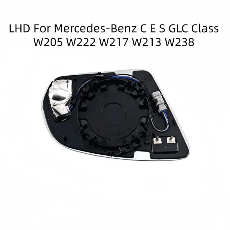 LHD For Mercedes-Benz C E S GLC Class W205 W222 W217 W213 W238 Blind Spot Heating Side Mirror Glass Lens Door Wing Mirror Glass