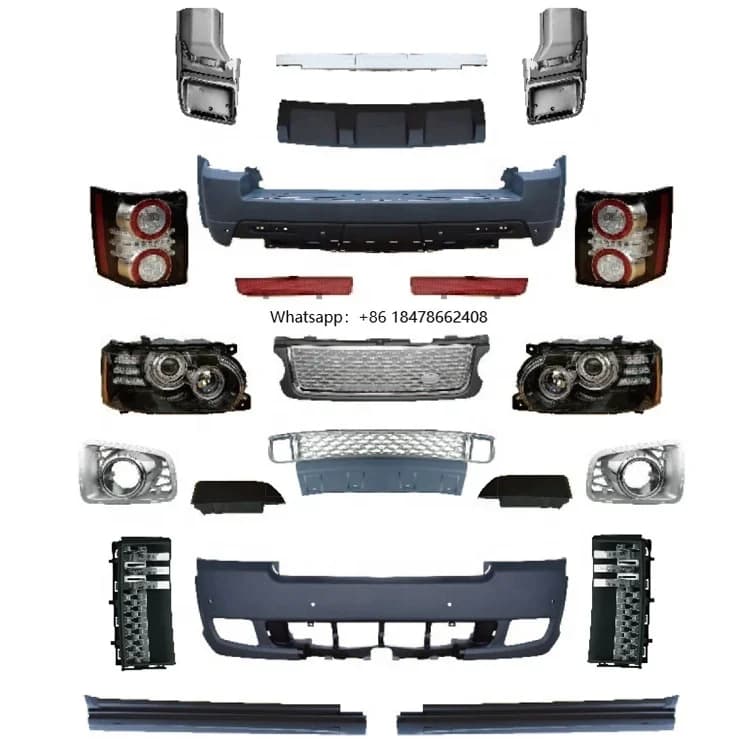 Hot Selling L322 Full Set Body Kit for  Range Rover Vogue 2002-2009 Upgrade to 2010-2012