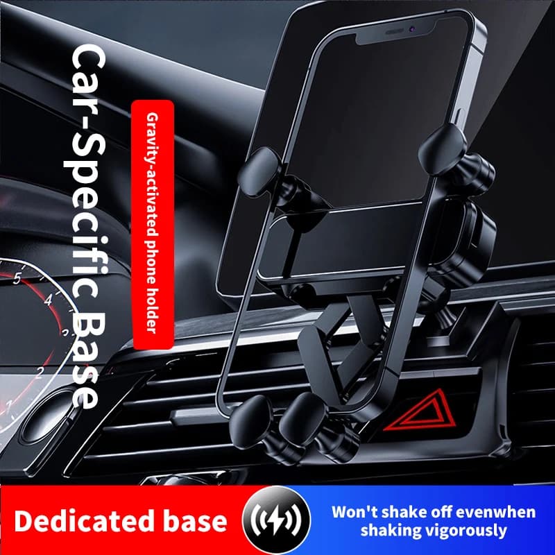 For BMW 7 Series 2009-2015 car phone holder one-handed operation stays secure on bumpy roads easy to install car interior