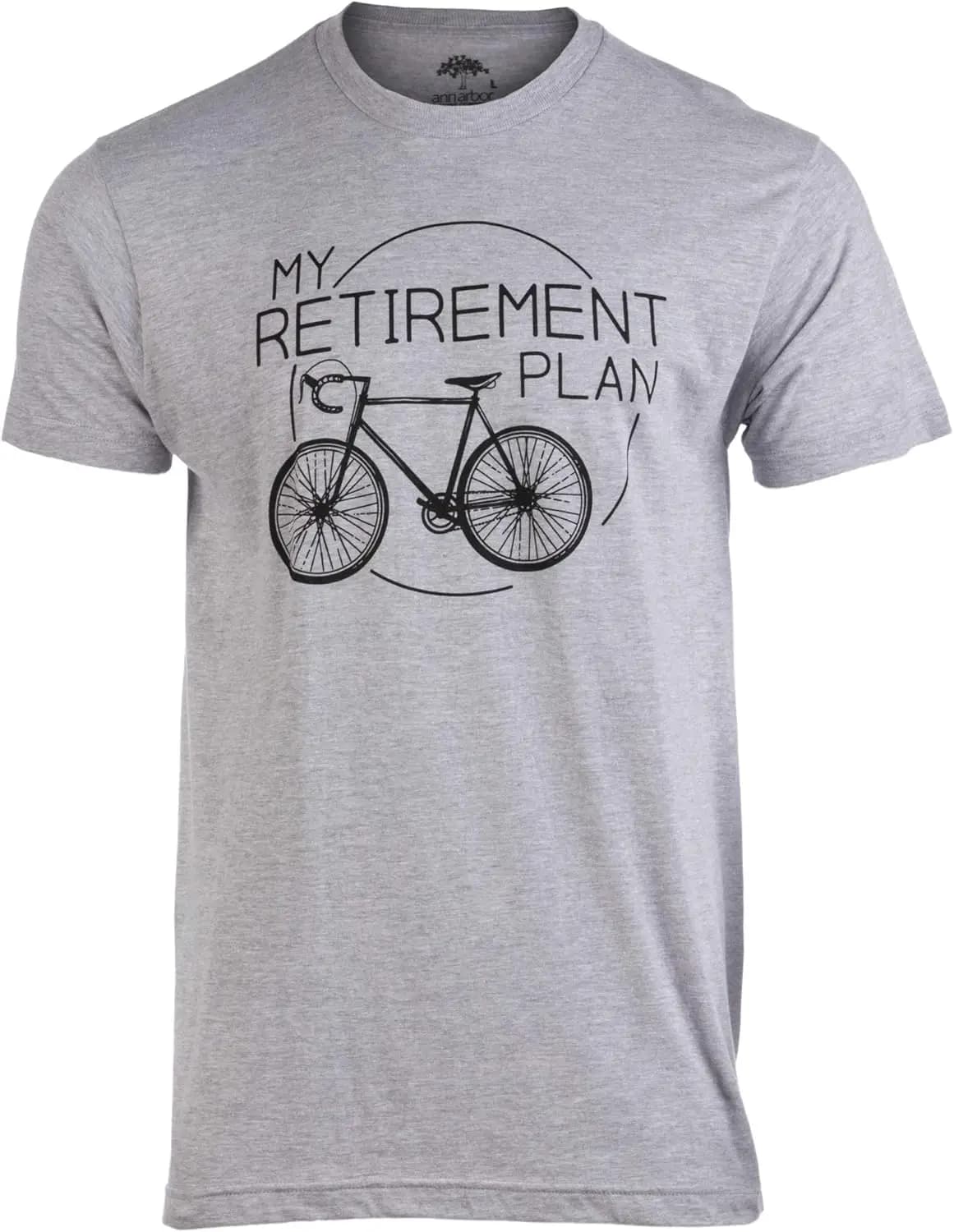 My Retirement Plan Funny Bike Riding Rider Retired Cyclist T-Shirt 100% Cotton O-Neck Short Sleeve Summer Casual Mens T-shirt