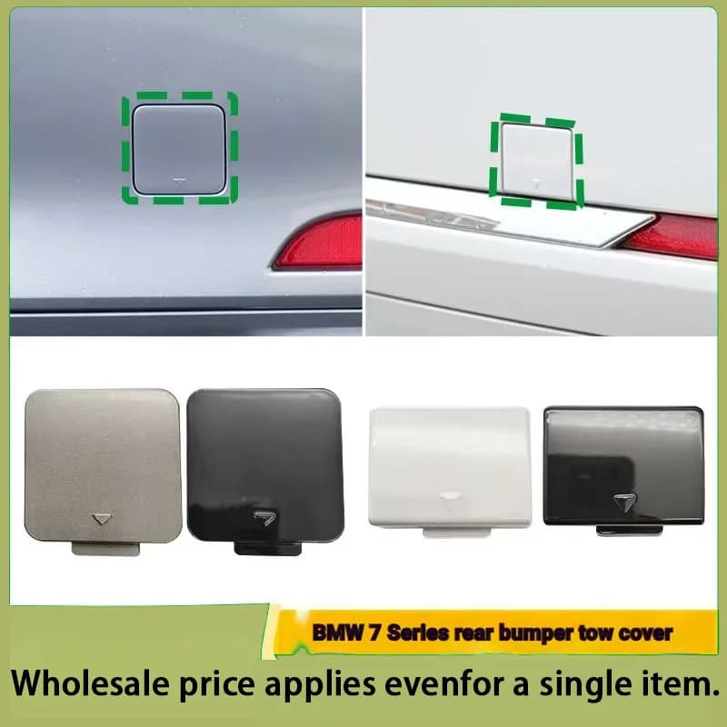 For 09-15 years BMW 7 Series Rear Bar Trailer Cover F02 Rear Bumper Traction Hook Hole Pull Car Rescue Cover