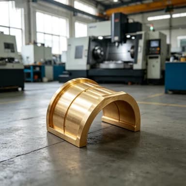 CNC Machining Self-Lubricating Wear-Resistant Copper Brass Linear Sliding Bearings Oil-Free Bronze Bushing Casting Services
