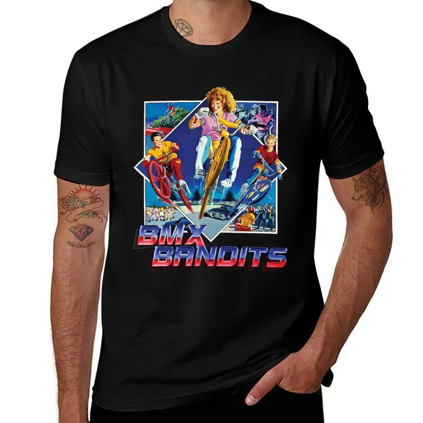 BMX BANDITS T-Shirt All Weather Casual Short Sleeve T-Shirt