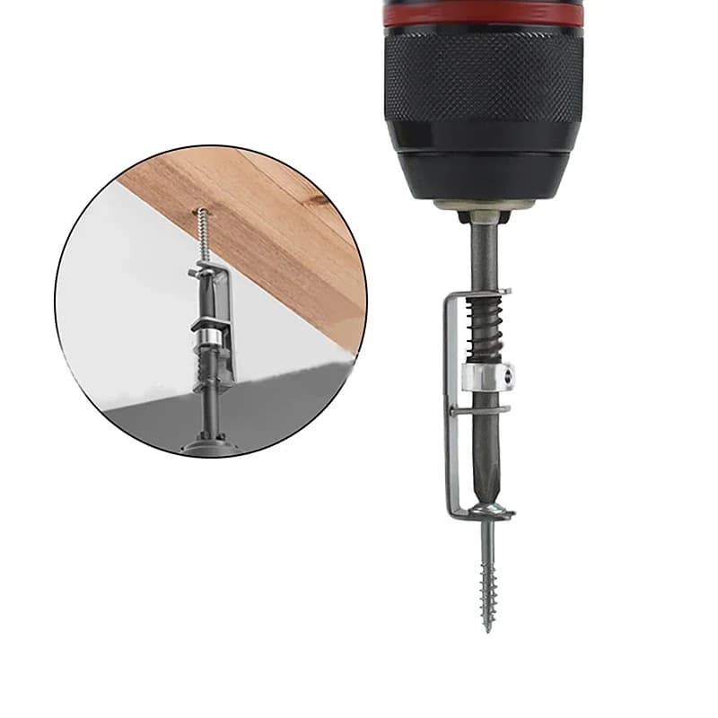 Anti-Drop Screwdriver Bit Spring-Loaded Screw Holder Bit Wear Resist Universal Screw Retaining Tool For Electricians Mechanics