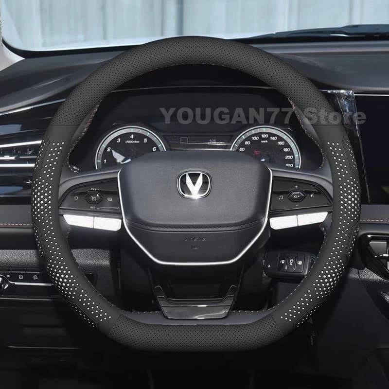 Leather Car Steering Wheel Cover For Changan x7 plus 2024 2025 Covers For Covers Auto interior Changan x7 plus Accessories 2025