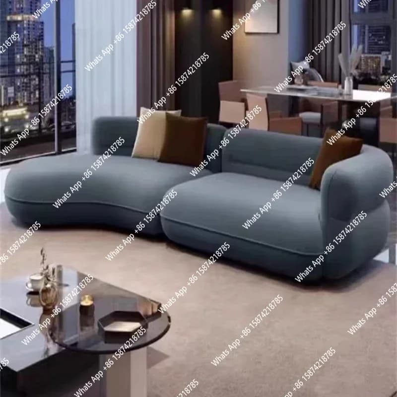 XS Balcony Hallway Living Room Sofas Outdoor Curved Individual Minimalist Sofas Children Outdoor Relaxing Wood Divano Furniture