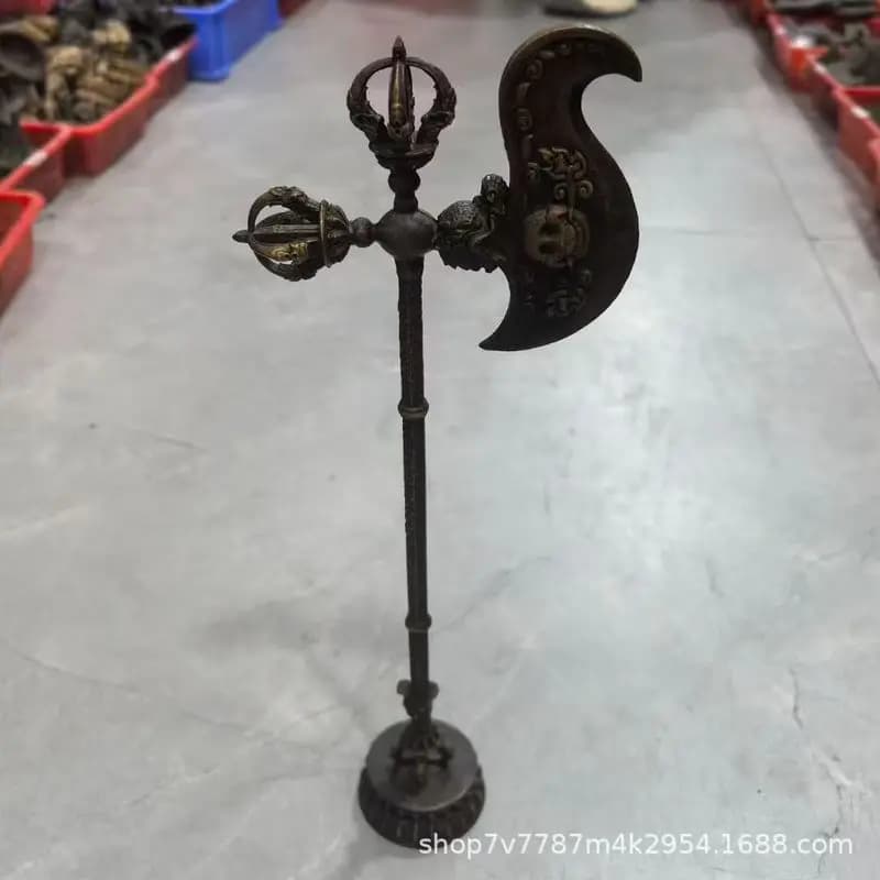 Brass craft axe home living room decorative ornament