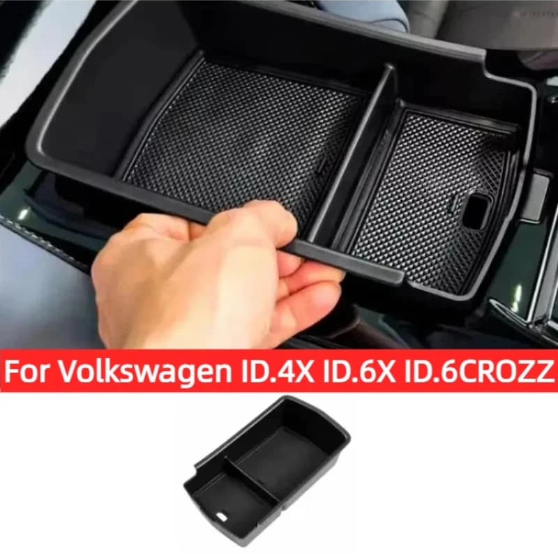 Car Console Armrest Container Storage Box Refit for Volkswagen ID.4X ID.6X ID.6CROZZ Car Interior Modification Accessories