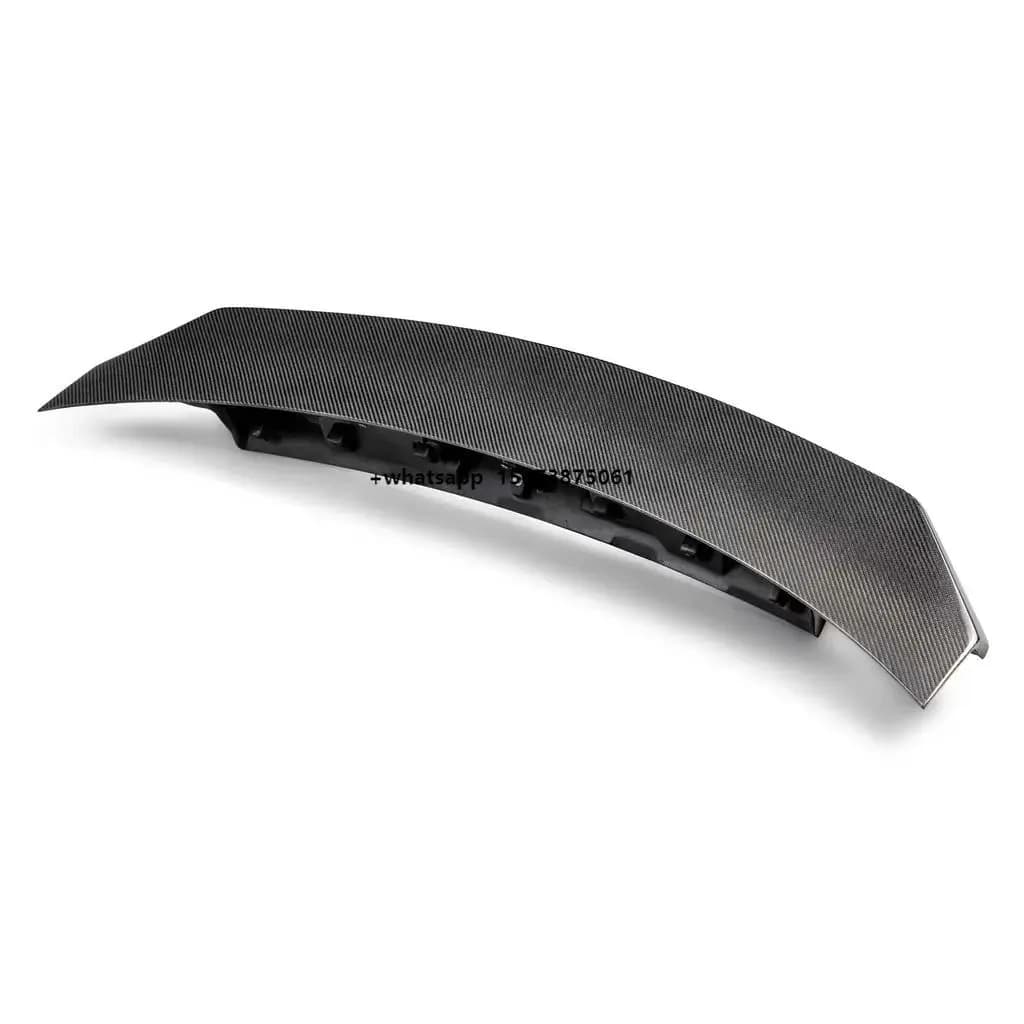 AC Style Rear Wing Spoiler Body Kits Dry Carbon Fiber  Rear Spoiler Parts for  Mustang