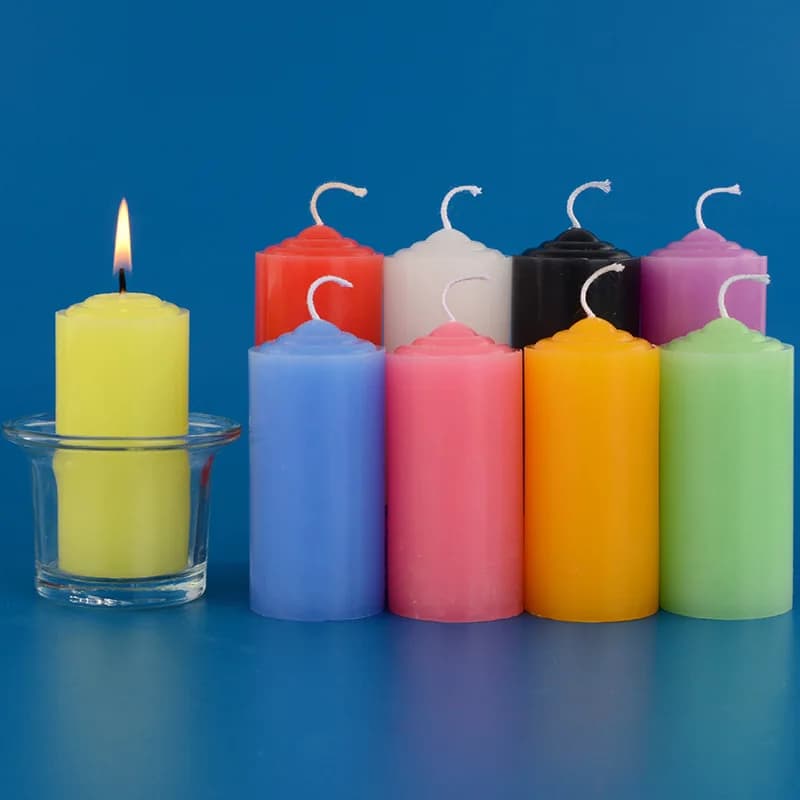 Candles Wholesale Colorful Long Poles Home Candle Indoor Smoke-free Candle Romantic Dinner Decorations