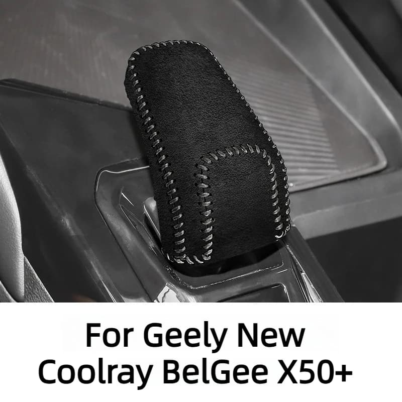 Gear Shift Knob Cover For Geely New Coolray BelGee X50+ 2026 2025 Accessories Suede Anti-Slip Wear-Resistant Sun-Proof
