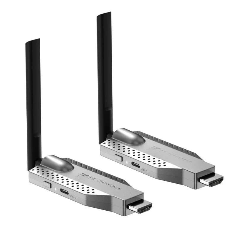 Wireless extension transmitter 4K transceiver 50m high definition wireless same screen transmitter receiver screen projector