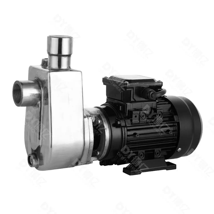 304 Stainless Steel Self-Priming High-Temperature Centrifugal Pump Manual Explosion-Proof For Wine Food Sanitary Water Supply