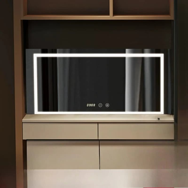 DSA rising vanity mirror intelligent electric lifting hidden bedroom dresser chest integrated storage