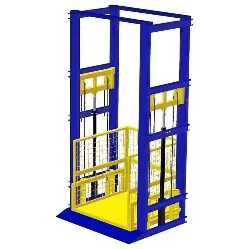 Plant lift single and double rail type industrial lifting platform warehouse 2 tons 5 tons hoist simple hydraulic