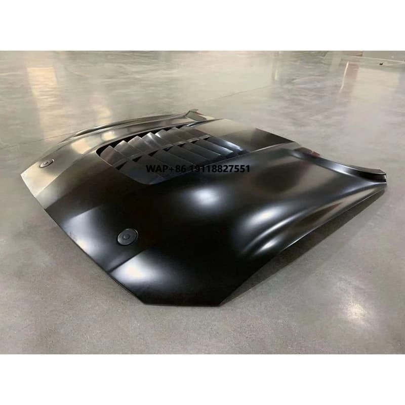Car Front Bumper Body Kit Bonnet Aluminum Alloy Engine Hood for Mustang GT500 2018-2021
