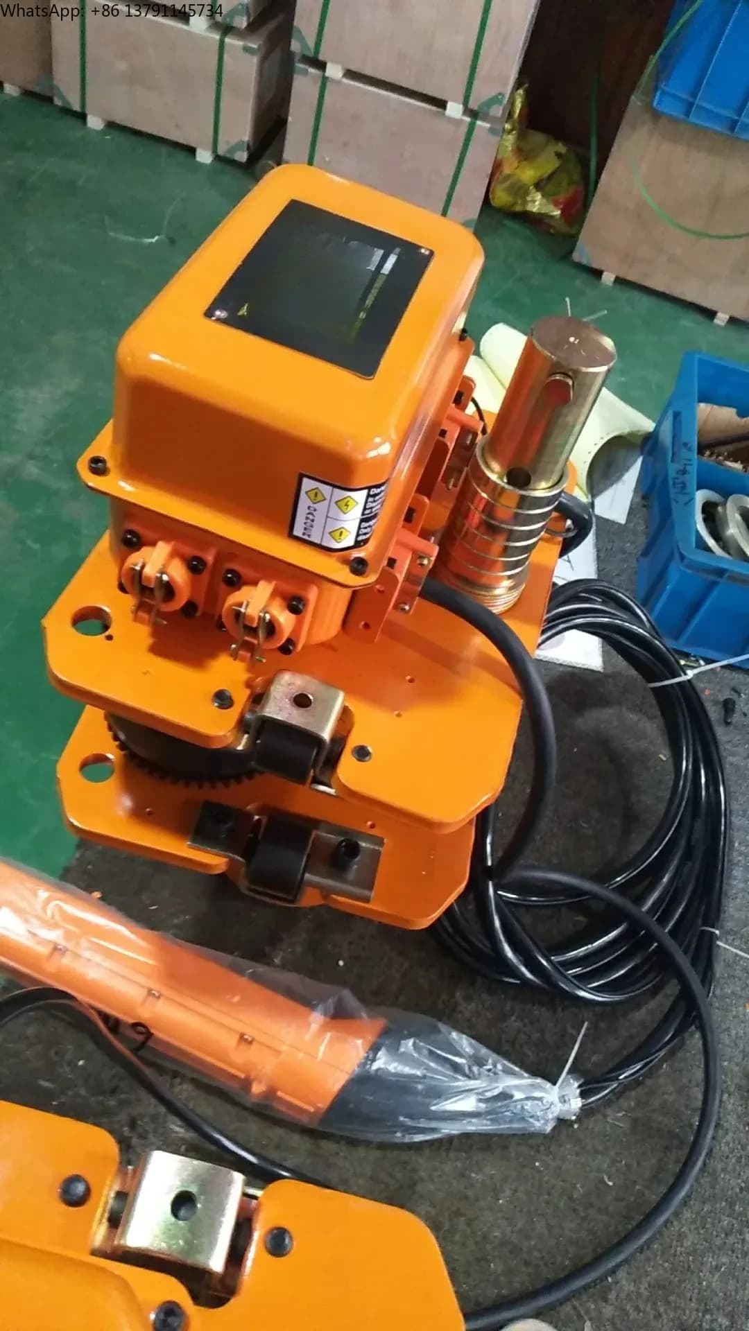 Traveling Electric Trolley With Motor For Electrical Chain Hoist