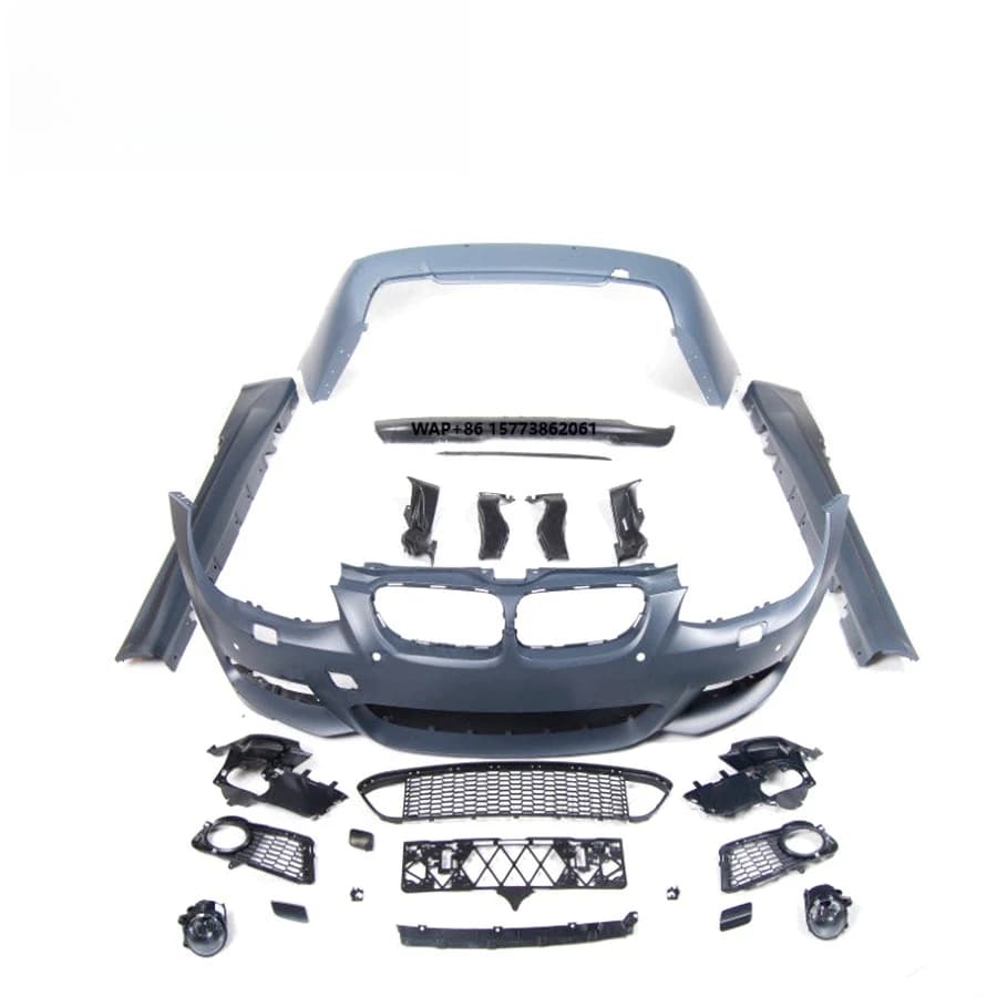 3 Series E92 MT Style Body Kit pp Material 2006-2010 Year- for 3 Series E92 Car Bumper Side Skirt Full Set Upgrade Body Kit Auto