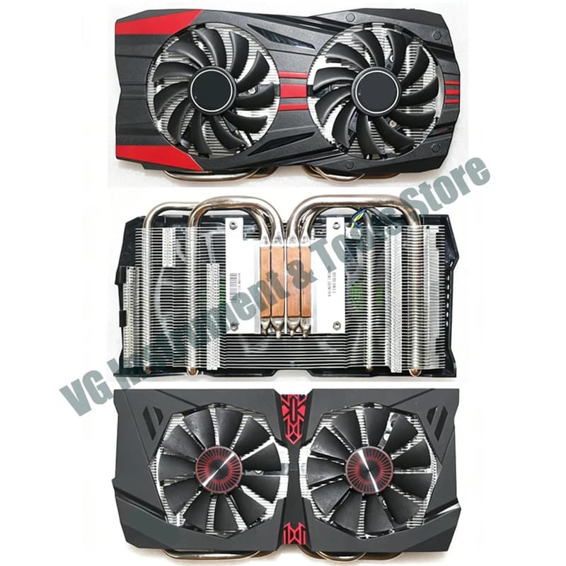 Brand new heatsink for ASUS STRIX GTX960 1060 Paladin GTX760 graphics card with hole spacing of 58 * 58mm