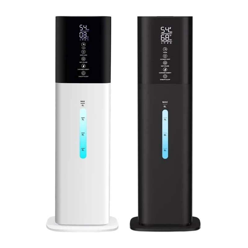 White Blue 8 Elevated Automatic Intelligent Ultrasonic Air Humidifier for Hotel Residences