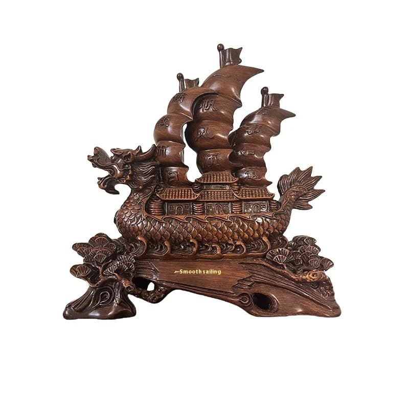 ￥#Auspicious Ruyi Gourd Chinoiserie Resin Crafts Home Office Entrance Decoration Ornament Wealth & Safety Attracts Good Gifts