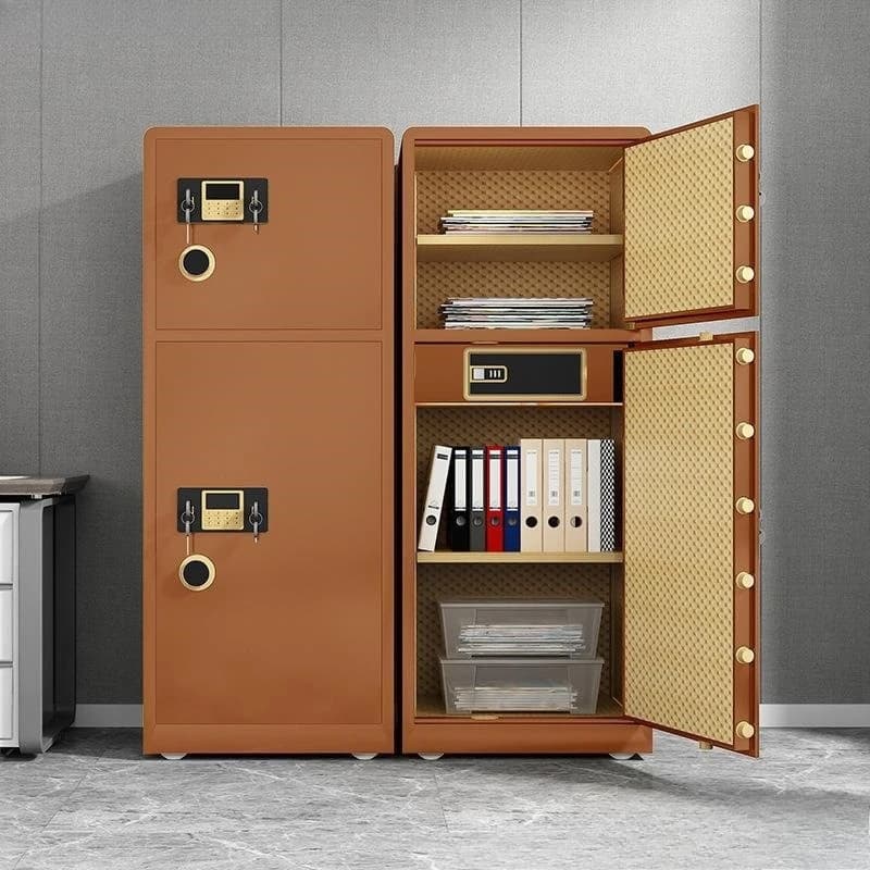 Household large anti-theft safe Office all-steel password fingerprint file cabinet
