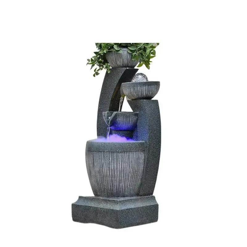 LMM living room circulating water ornament floor water feature fountain humidifier decoration