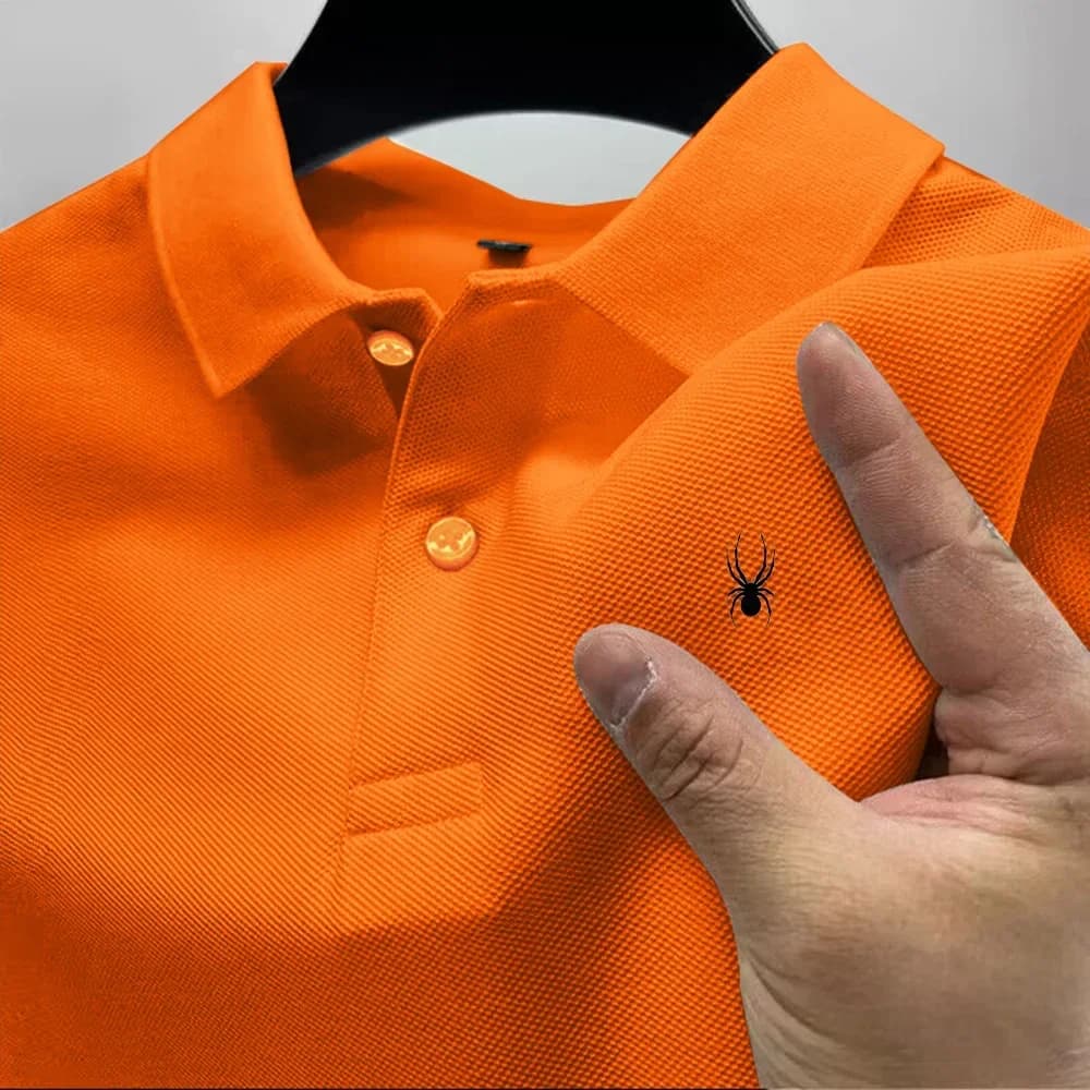 2026 Hot Sale Men's Summer Casual Breathable Comfortable Polo Shirt Men's Solid Color High Quality Short Sleeve TShirt
