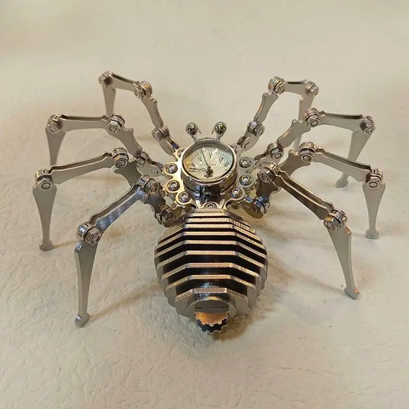 Mechanical Spider Stainless Steel Insect Model, Craft Toy Mechanical Tech Sense Cyberpunk Boys Gift