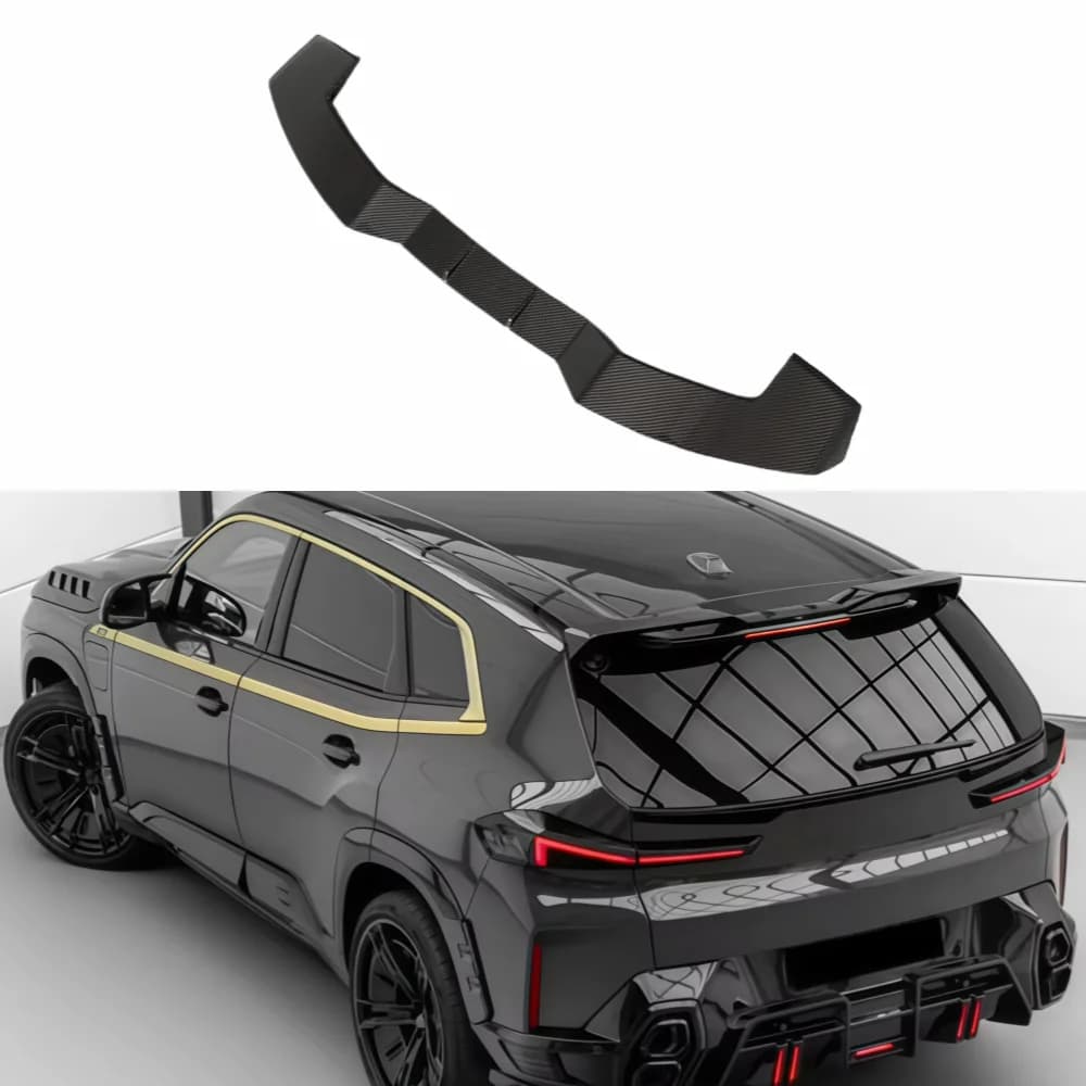 High Quality Dry Carbon Fiber Top Spoiler Body Kit for XM Modified LD Style, Top Spoiler Car Small Surround Kit