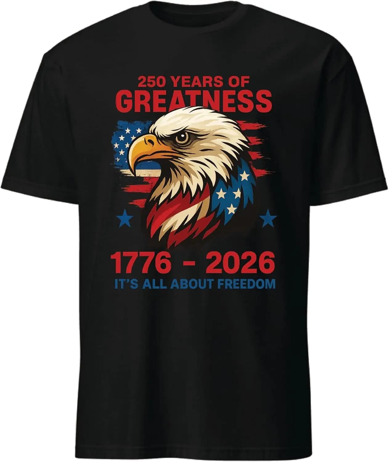 Independence Day Anniversary Shirt Uly 2026 Patriotic Celebration Tee Regular Short Sleeve High Quality Cotton All-match Unisex