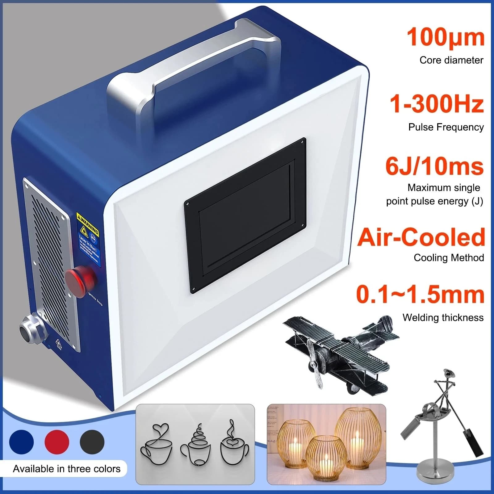 Laser Spot Welder 300W Handheld Precision Thin Sheet Welder Cutter