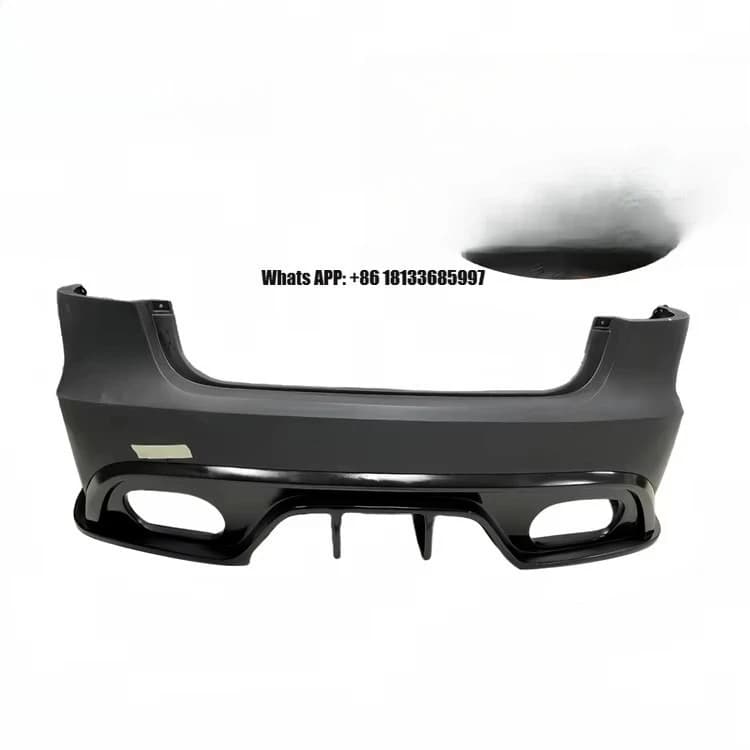 New XFL Upgraded SVR Body Kit Resin Fiber Rear Bumper Spoiler Carbon Fiber Back Lip 2009-2018