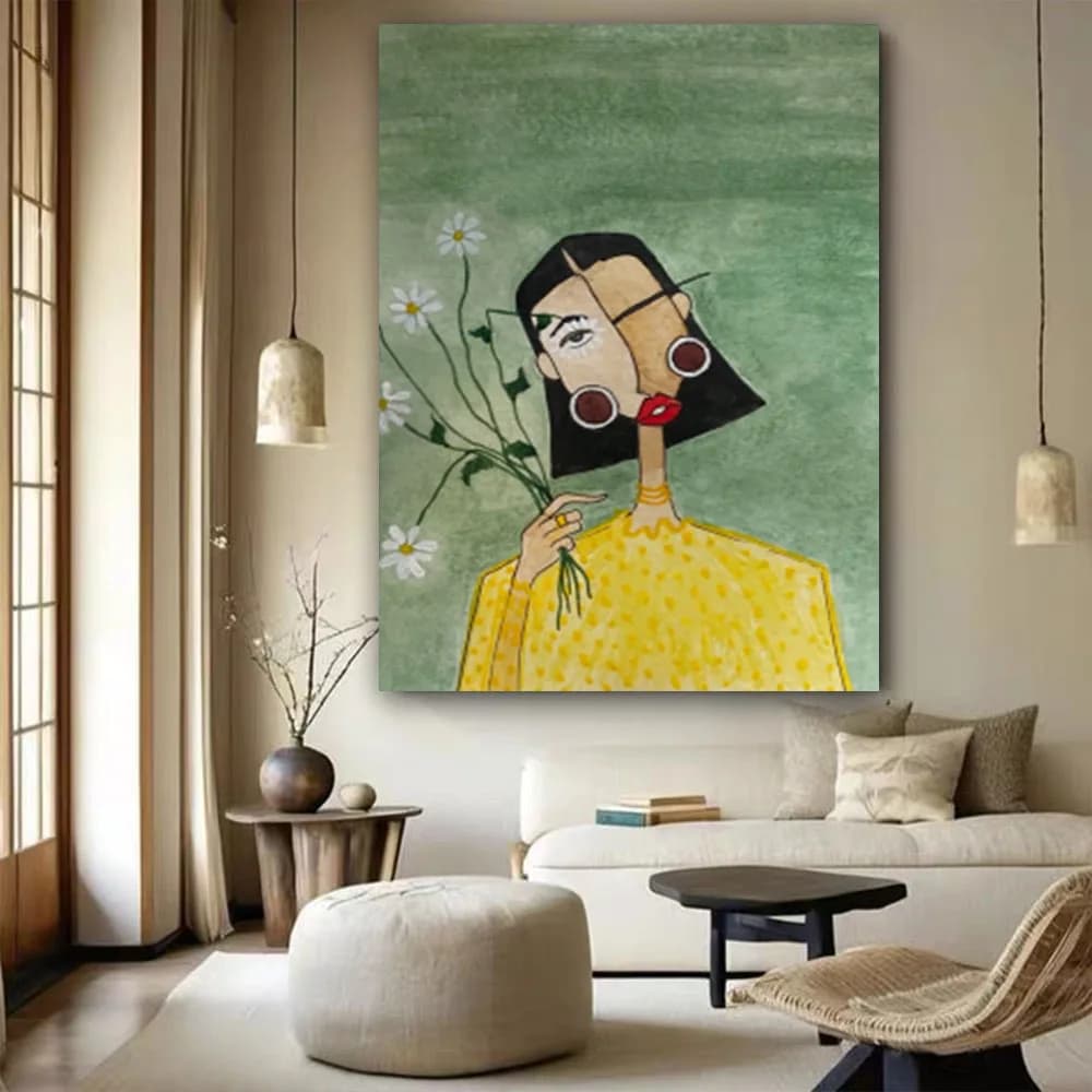 Modern Home Decor Wall Art Abstract Artwork Oil Painting Real Hand-Painted Canvas Poster Room Sofa Picture Grey Texture Mural