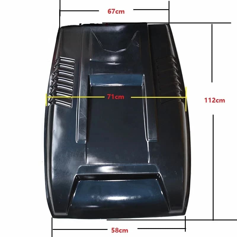 High Quality Ranger T8 XLT 2018-2020 Bug Shields Scoop Hood Cover Exterior Car Styling Moulding Auto Parts
