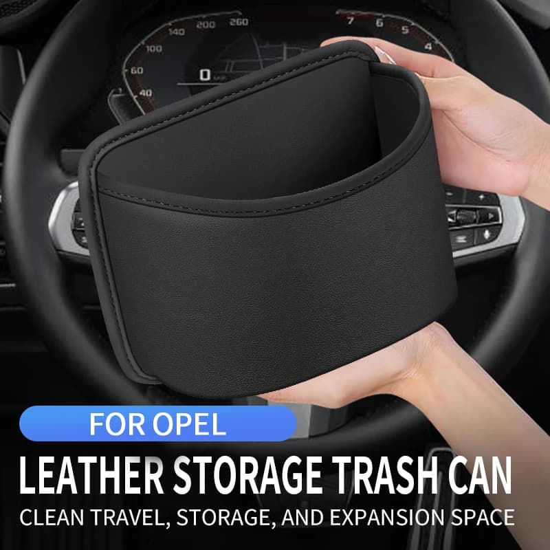 For Opel Astra H G J Insignia Corsa Zafira Meriva Mokka Multifunctional Car Trash Can Storage Box Hanging Vehicle Garbage Bin