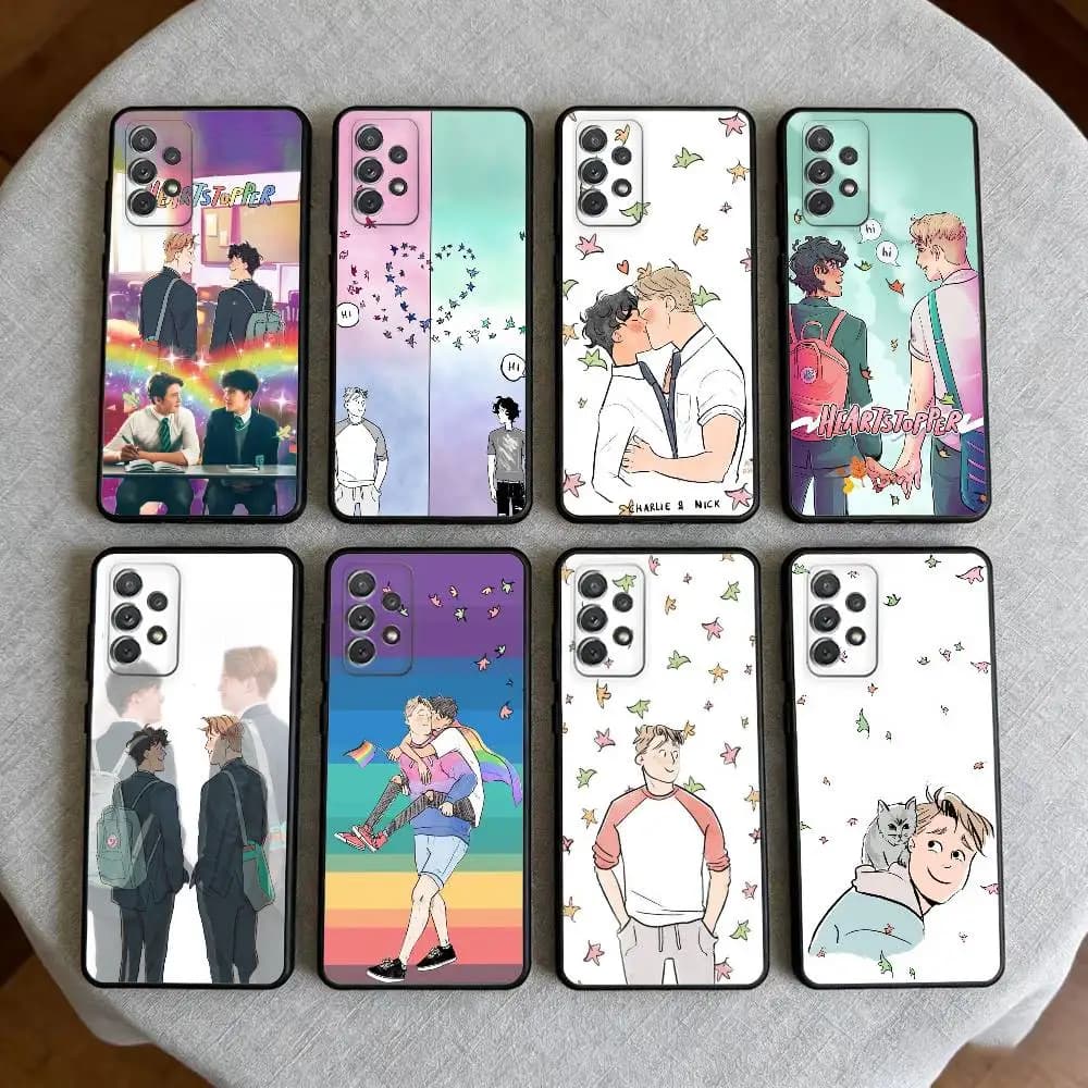 H-Heartstoppers-Nicks-Nelson  Phone Case For Samsung Galaxy A73,A72,A71,A70,A53,A52,A51,Soft Silicone Black Cover