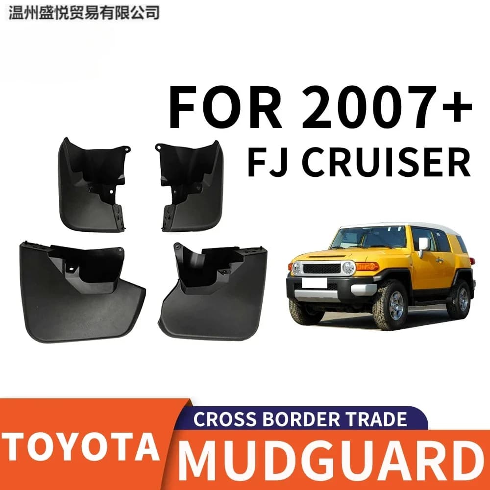 Mudguards Accessories for Toyota FJ Cruiser 2007-2018 Front Rear Mud Guards Mud Flaps Guards Flaps Fender Splash Guards Stylines