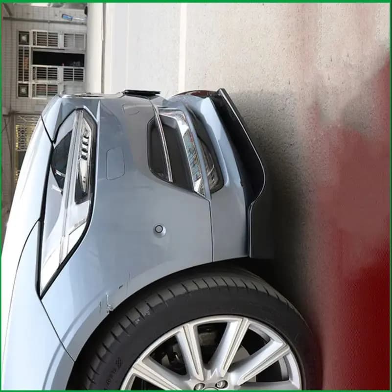 For Volvo S90 2016-2019 Front Bumper Lip Diffuser Protector Plate Spoiler Body Kit Cover Trim Strip Car Styling Auto Accessories