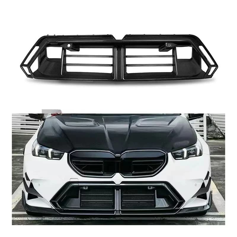 New  for M5 G90 Dry Carbon Fiber Lower Grille-Bolt-On Retrofit/Upgrade with Universal Fitment